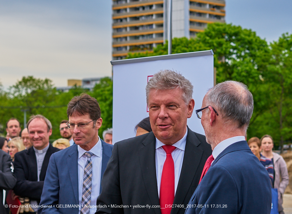 11. Mai 2017 - Grundsteinlegung für die LOGE und dem Kulturquadrat in Neuperlach
